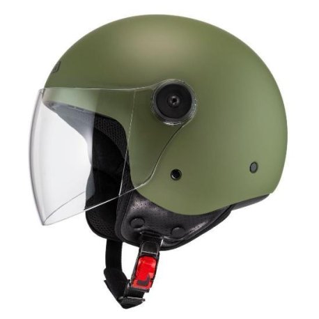 casco jet nzi magma green matt