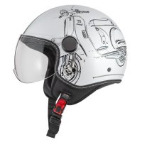 casco jet nzi art turia white