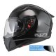 casco integral nzi FRECCIA DUO SOLID NOUVEAU BLACK CLEAR