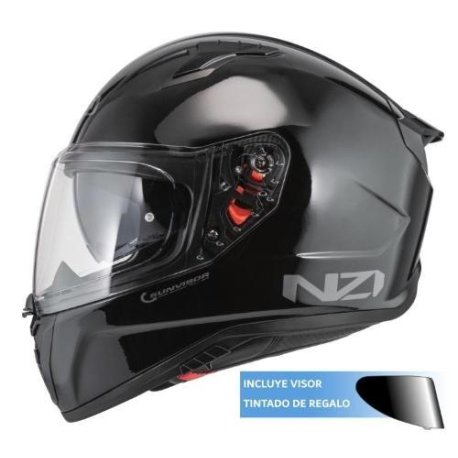 casco integral nzi FRECCIA DUO SOLID NOUVEAU BLACK CLEAR