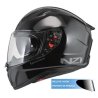 casco integral nzi FRECCIA DUO SOLID NOUVEAU BLACK CLEAR
