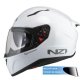 casco integral nzi FRECCIA DUO SOLID NOUVEAU WHITE