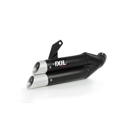 Silenciador IXIL Dual Hyperlow L3XB acero inoxidable negro / aluminio - XK7351XB