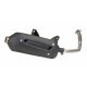 Escape completo TECNIGAS New Maxi 4 - Acero negro Kymco K-XCT 125I