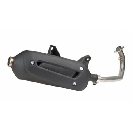Escape completo TECNIGAS New Maxi 4 - Acero negro Kymco K-XCT 125I