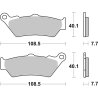Pastillas de freno sinterizadas Brembo 07BB03SA