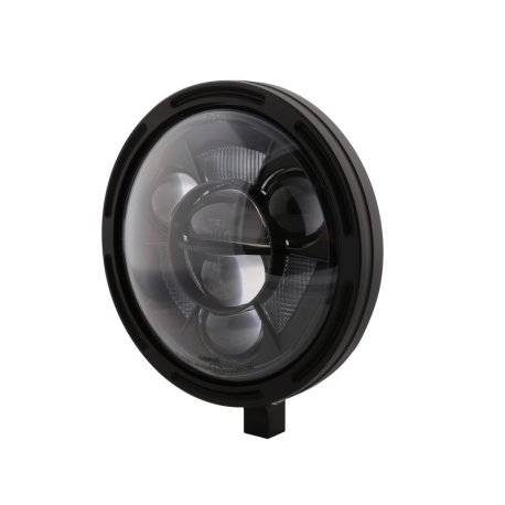 Faro delantero LED HIGHSIDER pro Frame-R1 Type 11 - 7 inch - negro