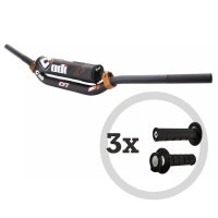 Kit manillar ODI CFT Podium MX + 3 pares de puños MX V2 Lock-On medio cuadradillo
