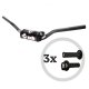 Kit manillar ODI Podium Flight MX + 3 pares de puños MX V2 Lock-On medio cuadradillo