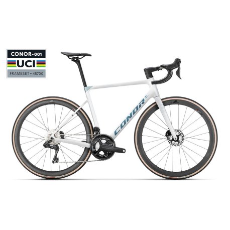 Bicicleta conor volcano ultegra di2 blanco