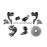 OFERTA JULIO kit grupo completo sram red etap e1 (10-33) + Platos y bielas red axs dub 170 48/35 e1