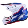 casco alpinestars sm7 blaster blanco-azul