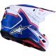 casco alpinestars sm7 blaster blanco-azul