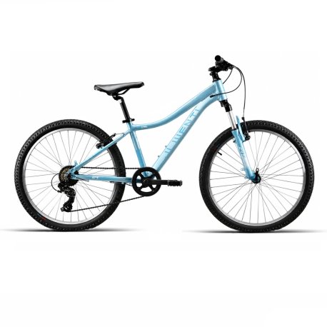 Bicicleta 24" ALUM SHIMANO SUSP 1x7V CELESTE 2026