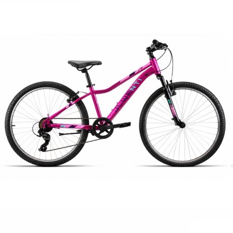 Bicicleta 26" ACERO C/SUSP "SHIMANO" 1x7 rosa