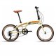 Bicicleta plegable jl-wenti "20" aluminio 6VEL shimano crema