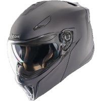Casco modular icon Threshold solid negro mate