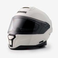Casco integral BLAUER FULL FACE FF-01 monocolor blanco