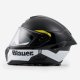 casco integral BLAUER FULL FACE FF-01 NEGRO-blanco