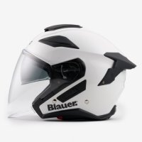 casco jet blauer JJ-01 blanco