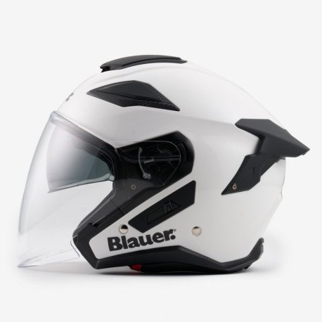casco jet blauer JJ-01 blanco