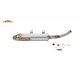 Silenciador Slip-On T-4 para quad/ATV raptor 700