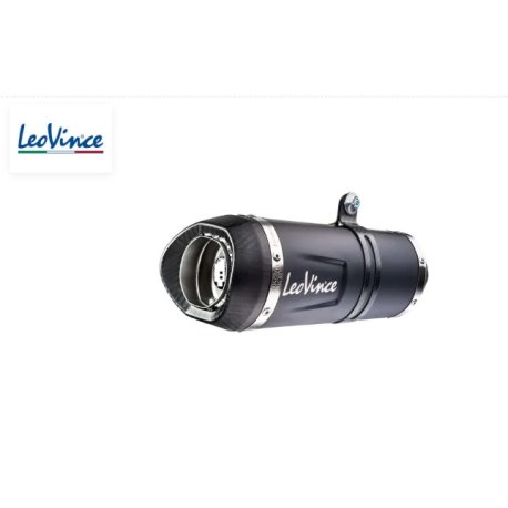 Escape completo LV One Evo Black Edition leovince kawasaki