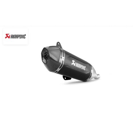 Silenciador Slip-On Line SCOOTER homologado akrapovic VESPA PRIM 125 S-VE125SO5-HWSSBL