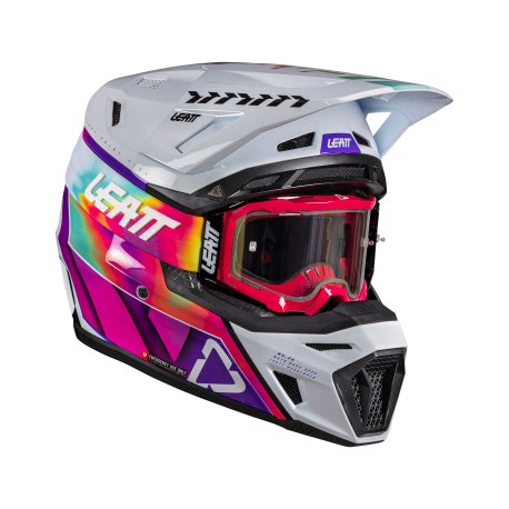 Liquidacion Casco leatt Kit Moto 8.5 V26 Pinata Teal talla S