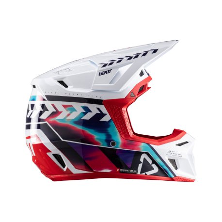 Casco leatt Kit Moto 8.5 V26 Royal Rojo
