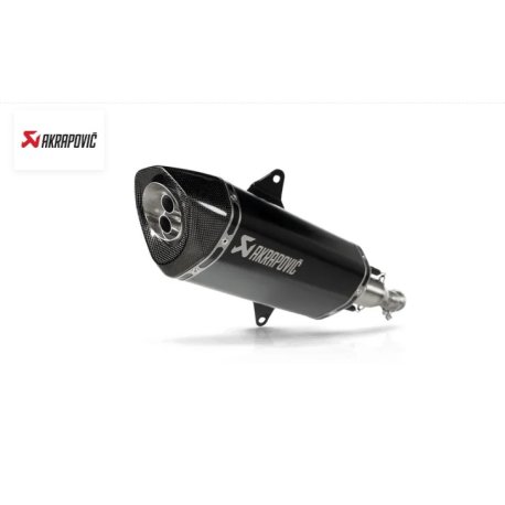 Silenciador Slip-On Line SCOOTER homologado akrapovic TI ITALJET DRAGSTER 300 S-IT3SO1-HRTBL