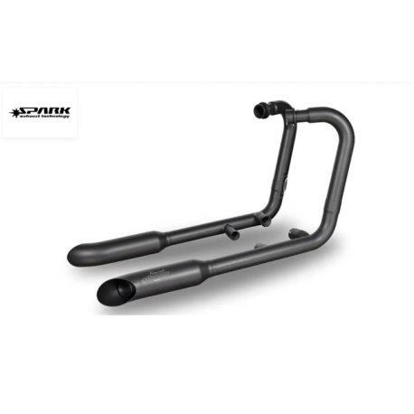 Sistema de escape completo Hot Road homologado spark T120 HROD BK ECE GTR8804BOM