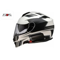 Casco modular Solaris 2.0 Slater blanco-negro