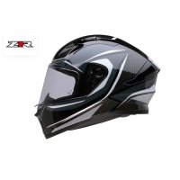 casco integral zir Talon Nighthawk negro-gris-blanco