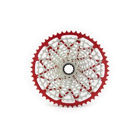 CASSETTE GARBARUK 12V (SRAM XD FREEHUB) (10-52T, RED)