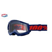 gafas 100% strata azul oscuro-rojo
