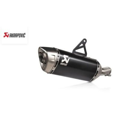 Silenciador Slip-On Line STREET homologado akrapovic XL750 TRANSALP S-H7SO6-HRTBL