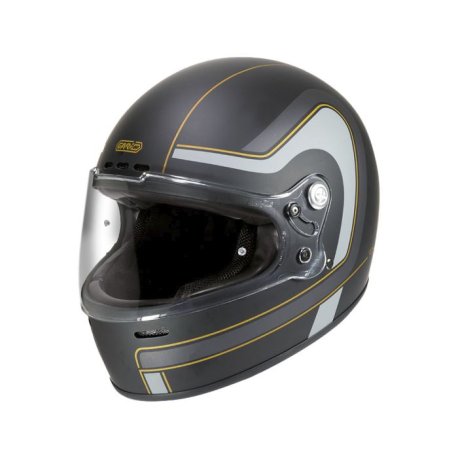 Casco Moto Integral Garibaldi gari G07X Fiberglass Sedona negro mate
