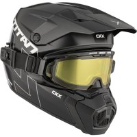 Casco moto nieve CKX Titan AMS negro mate + gafas calefactables