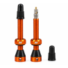 válvula tubeless tubolight naranja 50mm