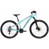 Bicicleta wolfbike turbo 27.5 verde pastel 2*8 disco hidraulico talla XS