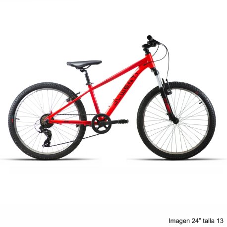 BICI 26" JL-WENTI ALUM "RC230" 1x7 2027 ROJO TALLA S