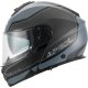 Casco APEX MC500 Carbon Dolomites negro/gris/plata brillante