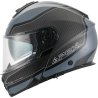 Casco APEX MC500 Carbon Dolomites negro/gris/plata brillante