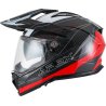 Casco APEX AC500 Carbon Sahara Blanco/rojo/azul brillante
