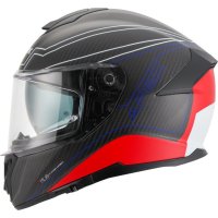 Casco APEX FC500 Carbon Assen blanco/rojo/azul mate