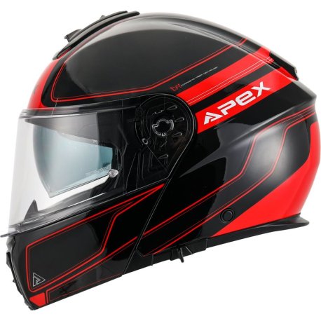 casco integral sidney APEX Helmet MT300 Sydney black/red
