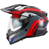 Casco APEX AT300 Everest blanco/rojo/azul