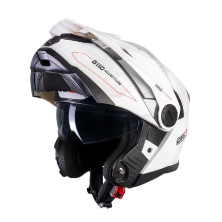 Casco Moto Modular garibaldi Gari G110 Adventure blanco