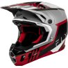 Casco FLY RACING Formula CC Strike - gris/rojo/negro/blanco